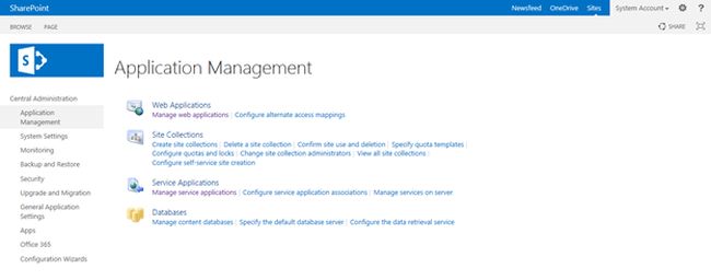 Application Management